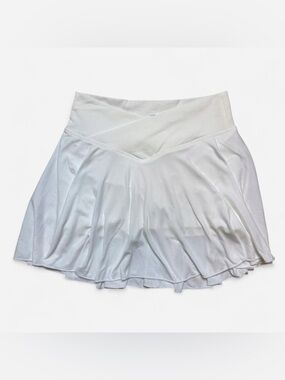 OQQ White Tennis Skort Womens Size Medium Athletic Mini Skirt